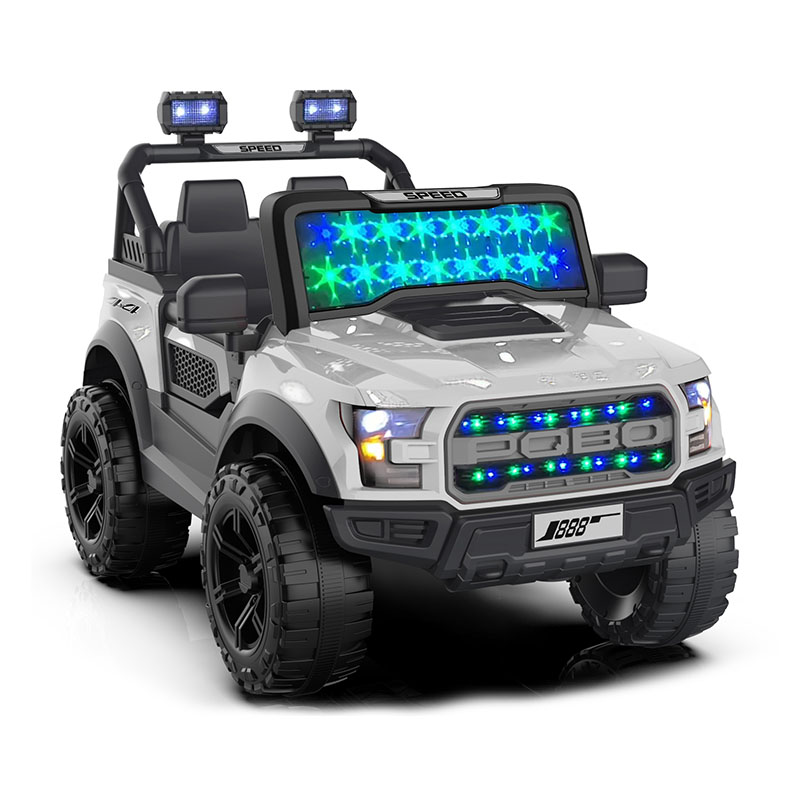 রিমোট কন্ট্রোল ও মিউজিক সহ 12V ডুয়াল মোটর কিডস ইলেকট্রিক কার