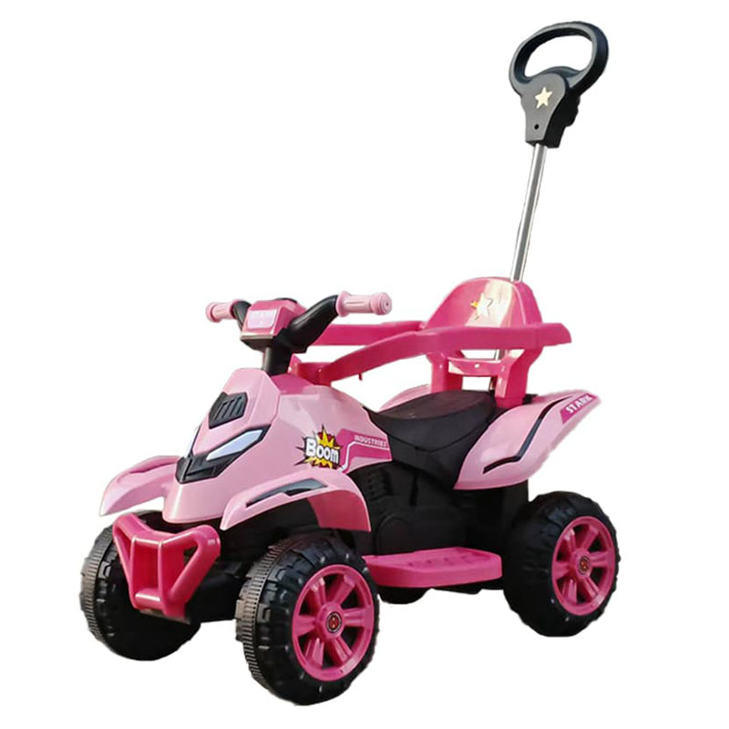 পুশ হ্যান্ডেল, লাইট এবং মিউজিক সহ 6V কিডস ইলেকট্রিক ATV