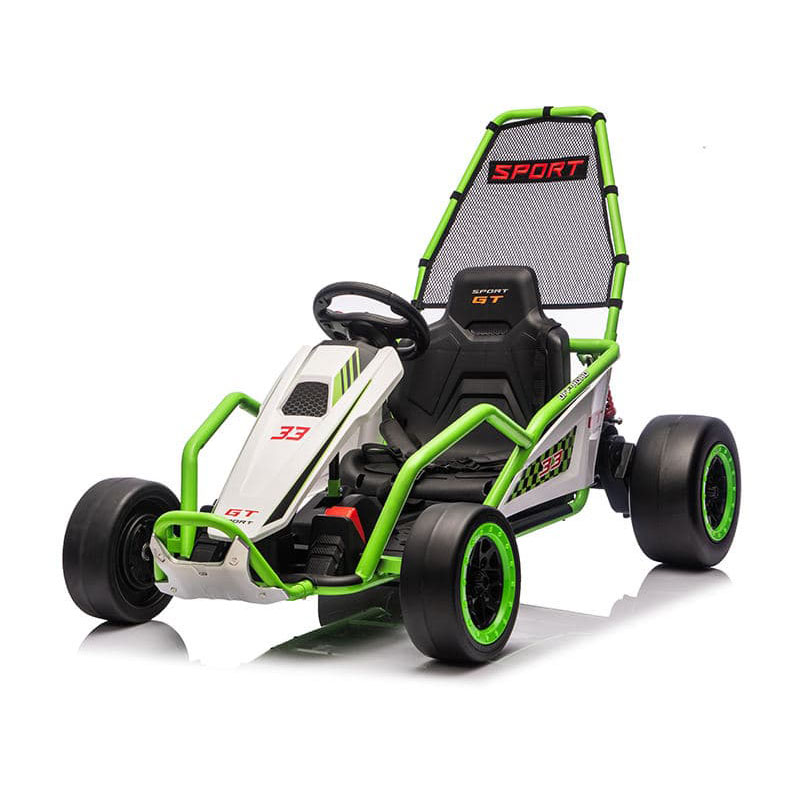 12V Kids Electric Drift Ride-On Go Kart with Bluetooth Music