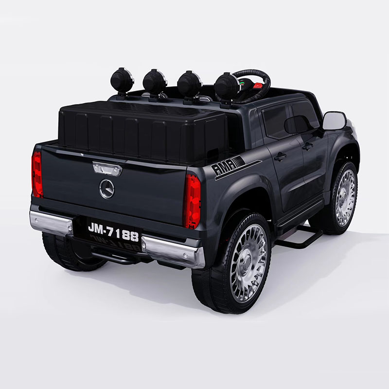12V Four-Wheel Drive Police Ride-On Vehicle with Rear Dump Bed