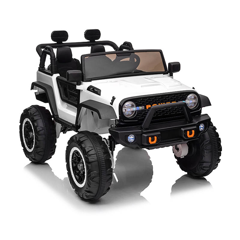 Kids Electric Car with One-Button Start, Music & LED Lights