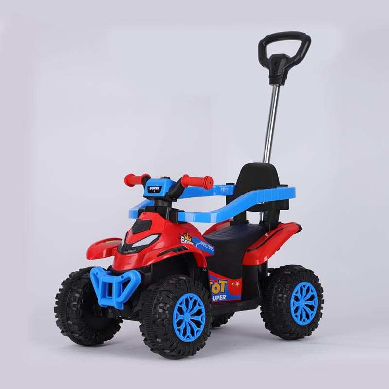 Kids ATV with Push Bar & Guardrail