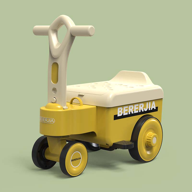 বড় স্টোরেজ বাস্কেট হ্যান্ডেল বার সহ স্লাইডিং কার